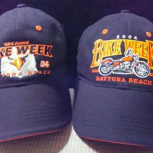Daytona Bike Week 2 vintage hats